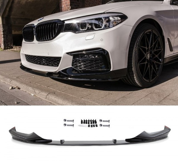 Sport-Performance Frontspoiler Hochglanz schwarz passend für BMW 5er G30 G31 mit M-Paket Umbau 17-